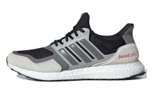 Adidas Mens Shoes Black Grey Red Ultra Boost TF9902-828