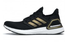 Adidas Womens Shoes Black Gold White Ultra Boost 20 VX2242-657